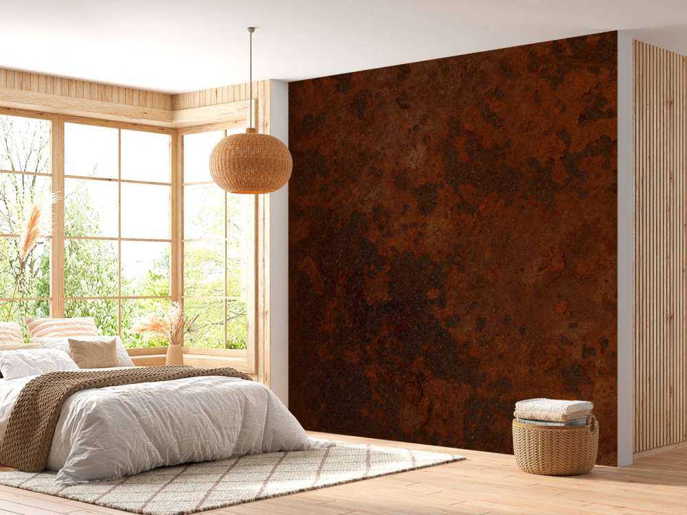 Structuur roestbruin