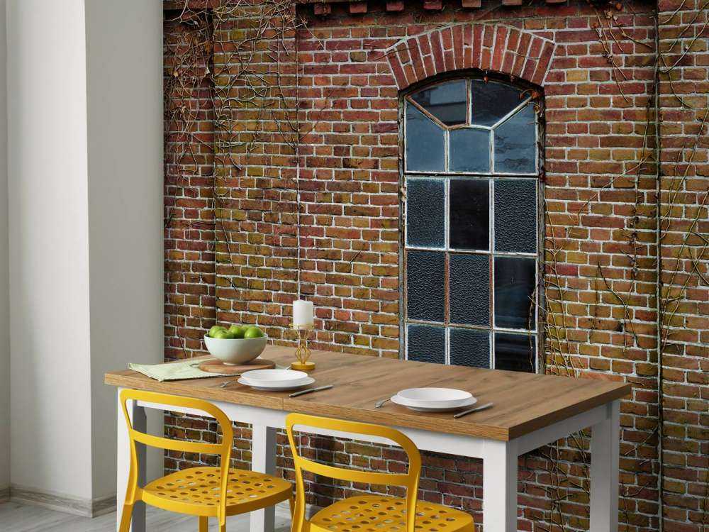 Vindu i gammel bygning