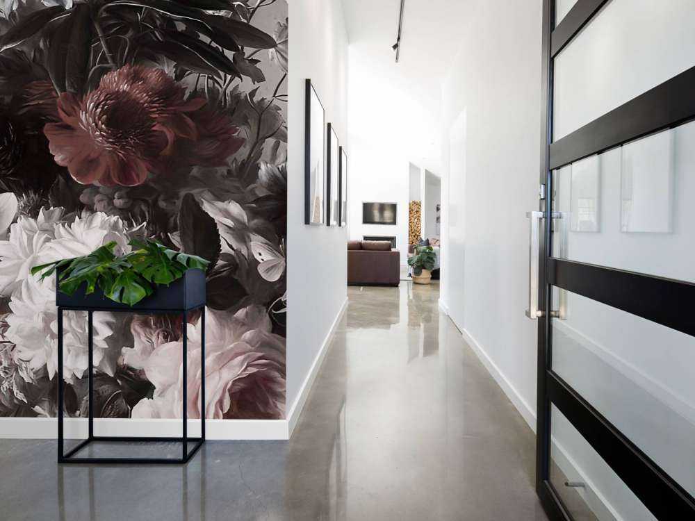 Stort bukett med anemoner rosa