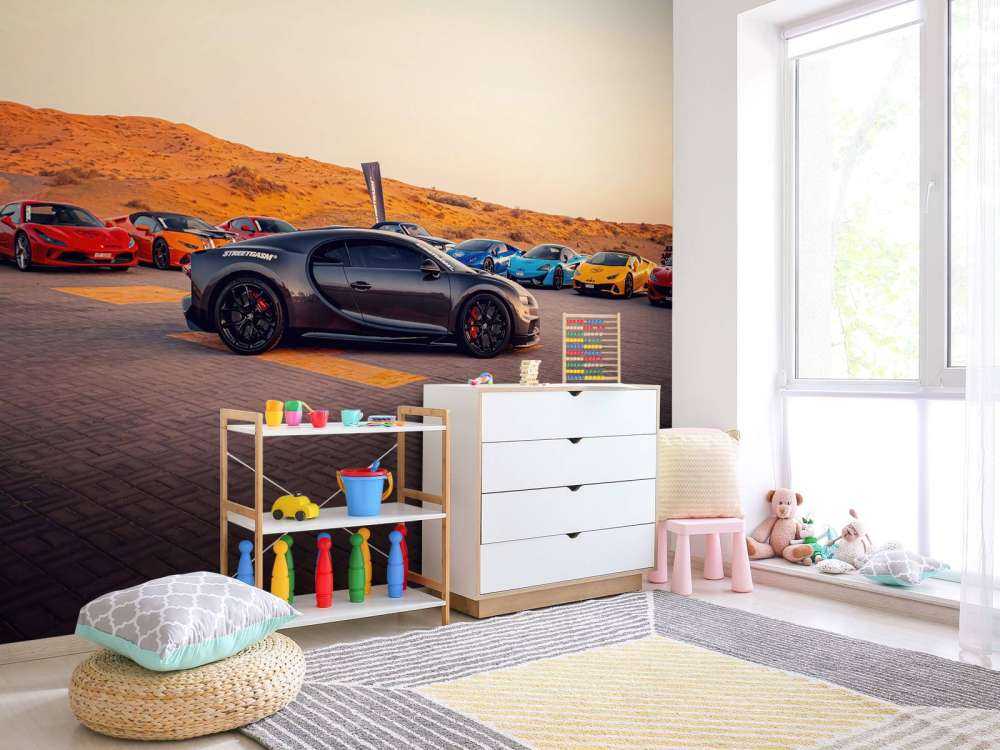 Bugatti Chiron og venner