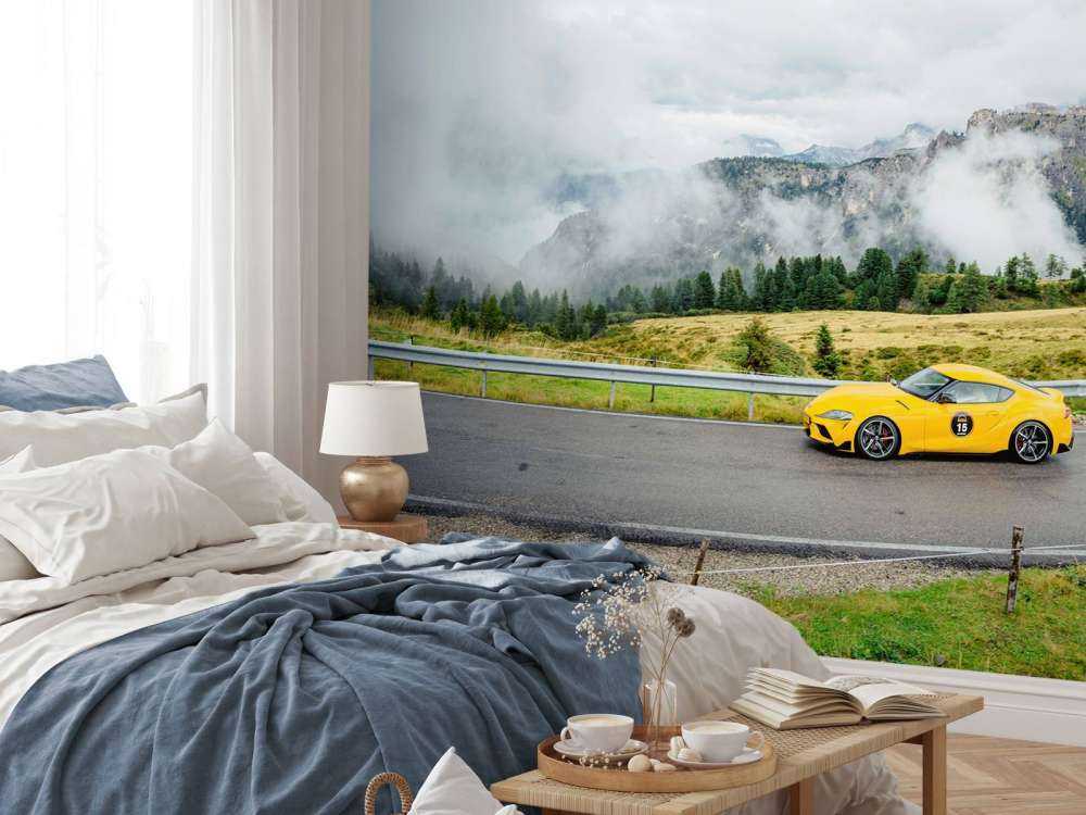 Sportbil i Dolomittene