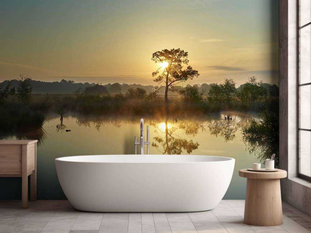 Soloppgang ved bosven