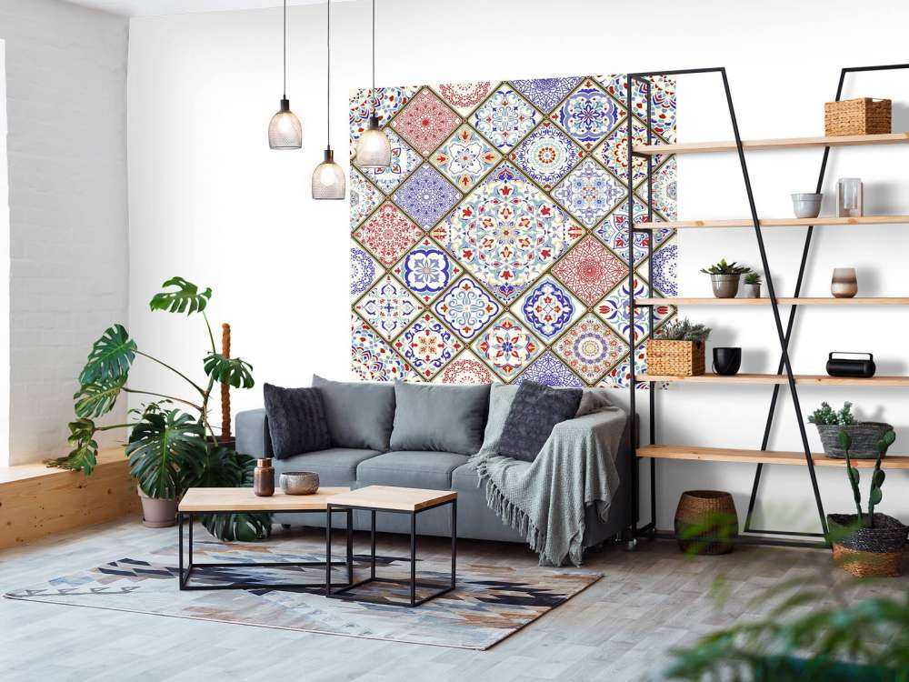 Fargerikt lappeteppe