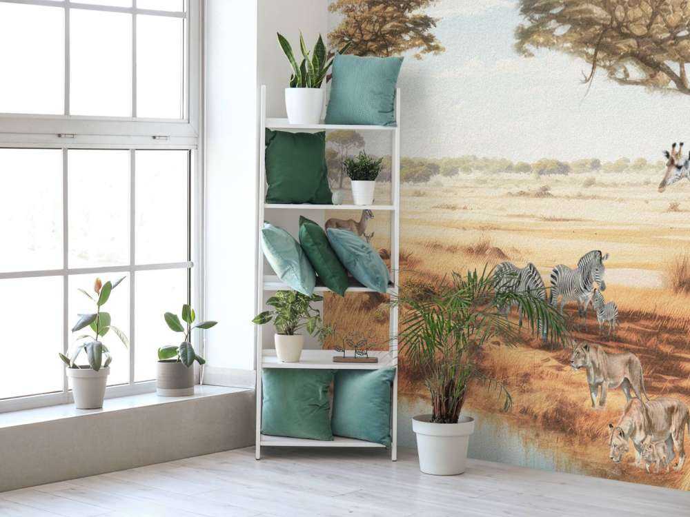 Safarilandskap i farger