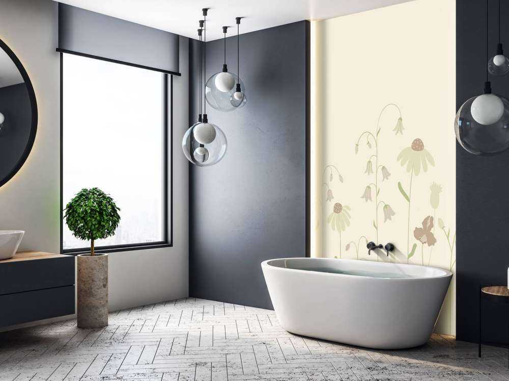 Blomsterfelt høy sand med gammelrosa