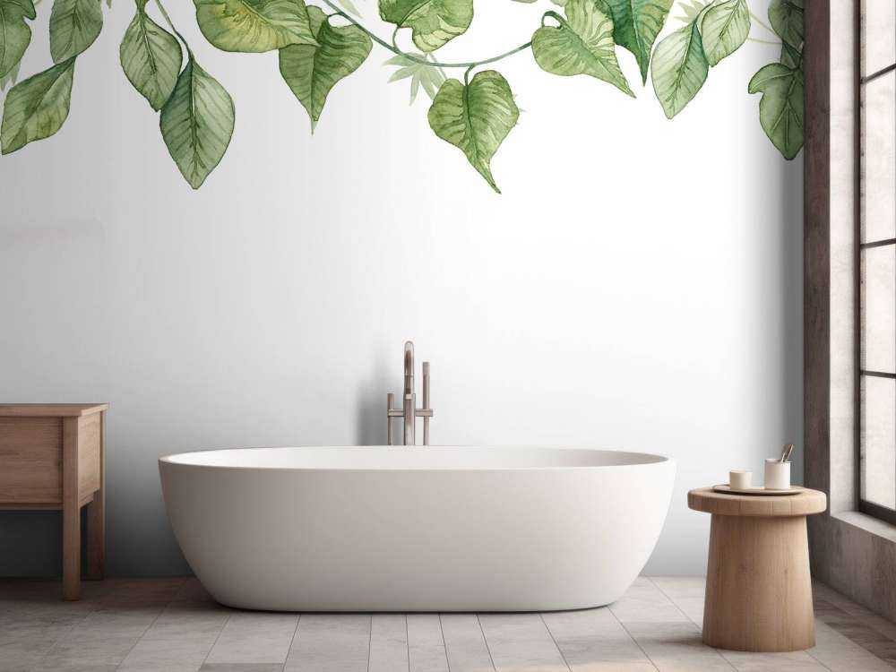 Hengende akvarellblader