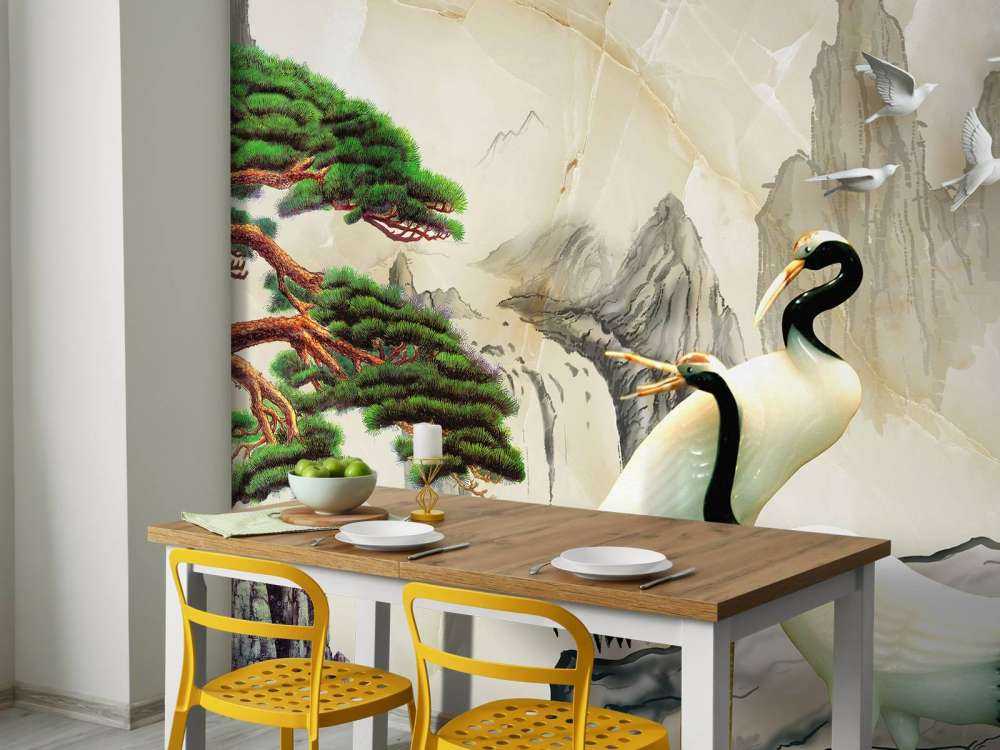 Kraner i en fantasiverden