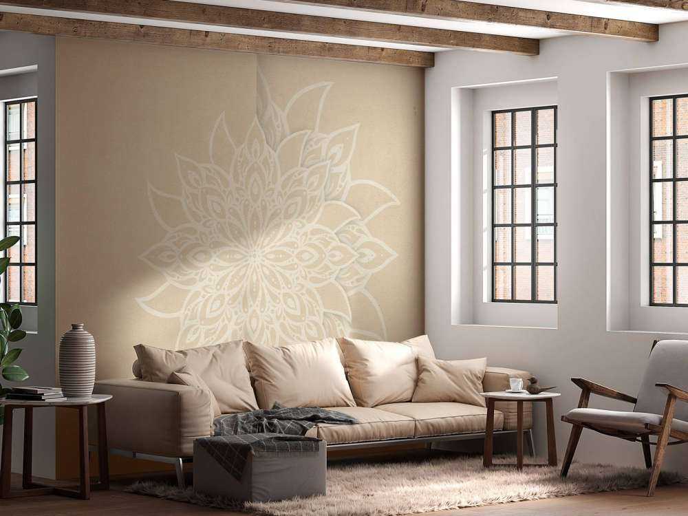 Beige Mandala Elegance