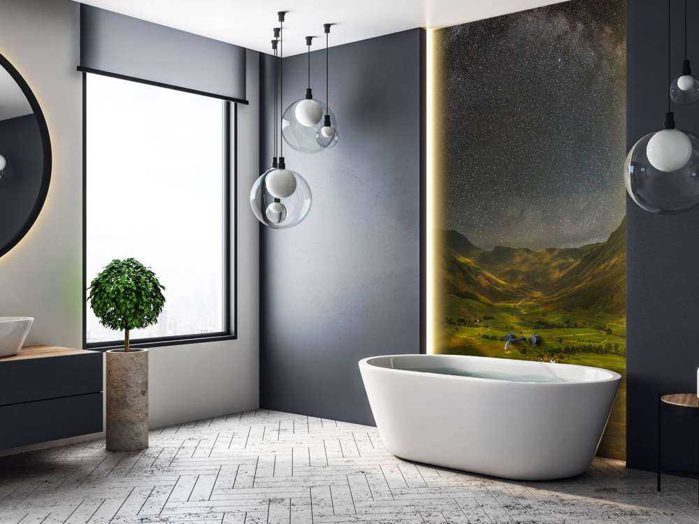 The Milky Way above Mickleden Valley - at Lake District