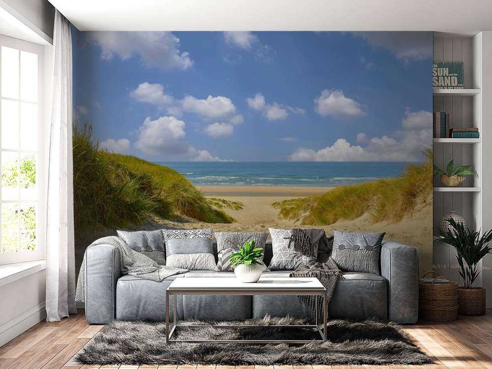 Strandtilgang gjennom sanddynene