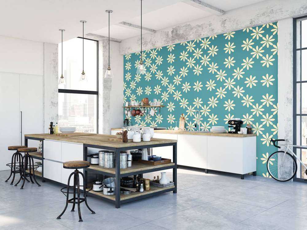 Retro blomster