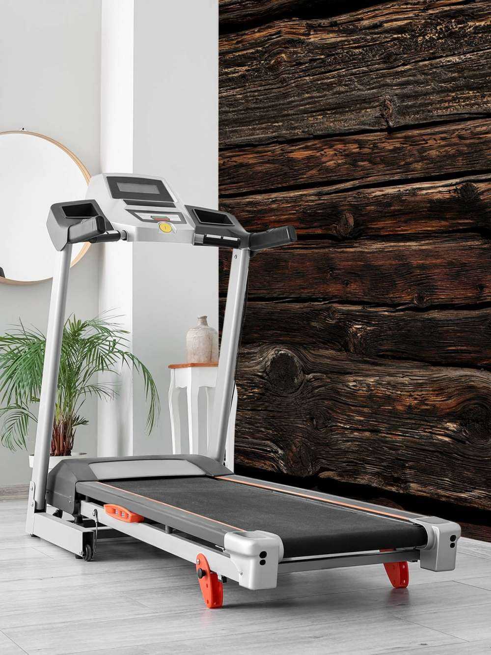 Mørk gammel horisontalt tre