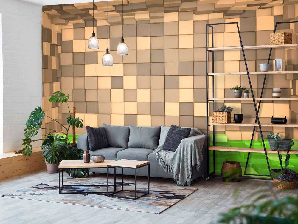 3D Minecraft Landskap