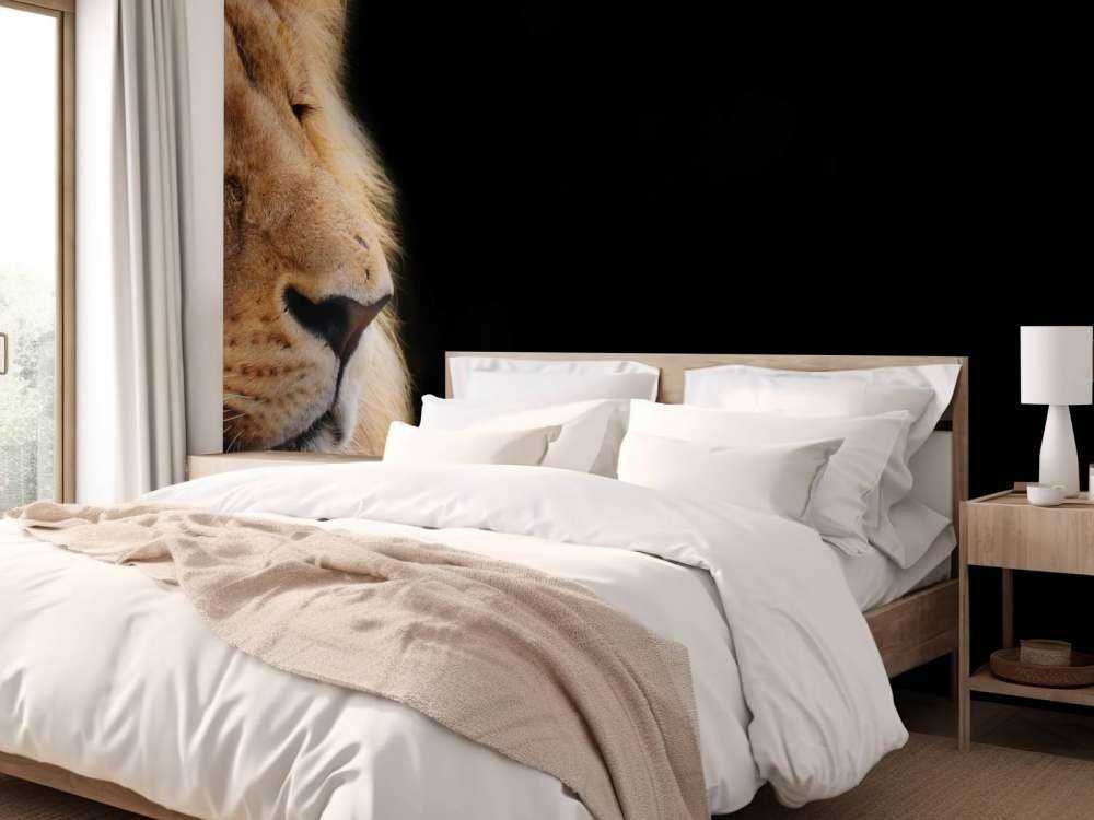 løve på nært hgammel