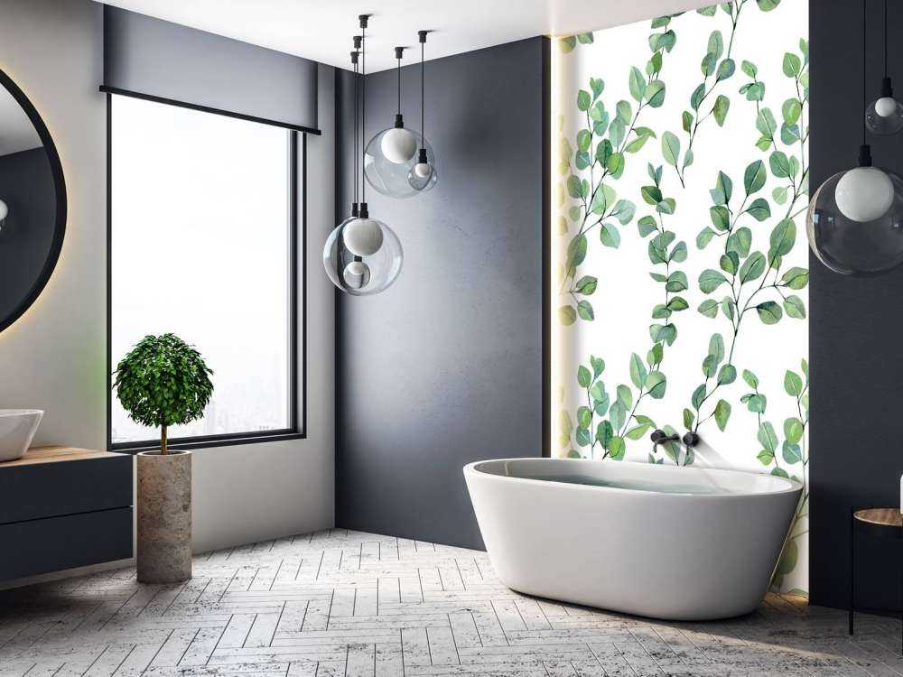 Akvarell blader og grener