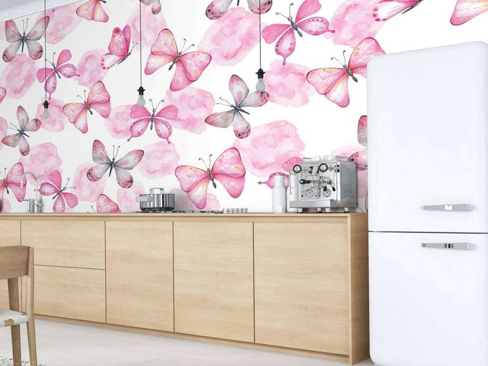 Akvarell sommerfugler