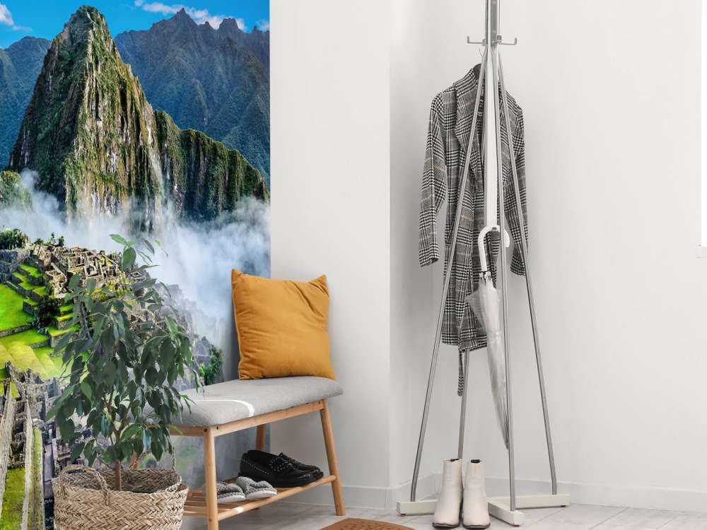 Machu Picchu i tåken