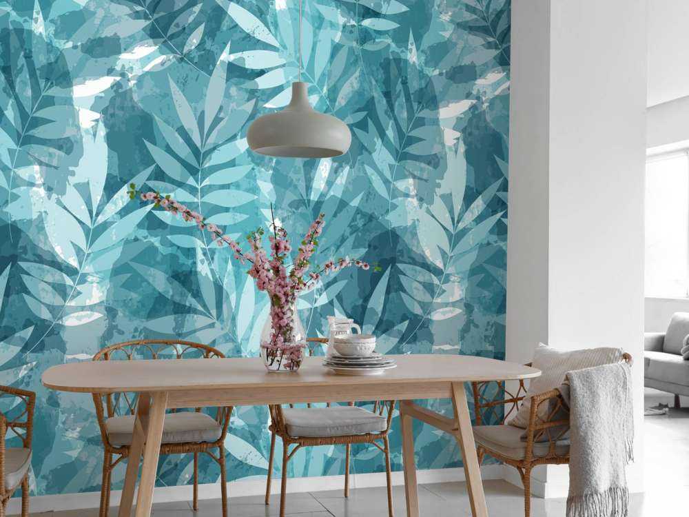 Akvarelblade i akvarel