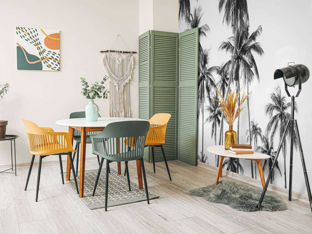 Palmer i sort og hvidt