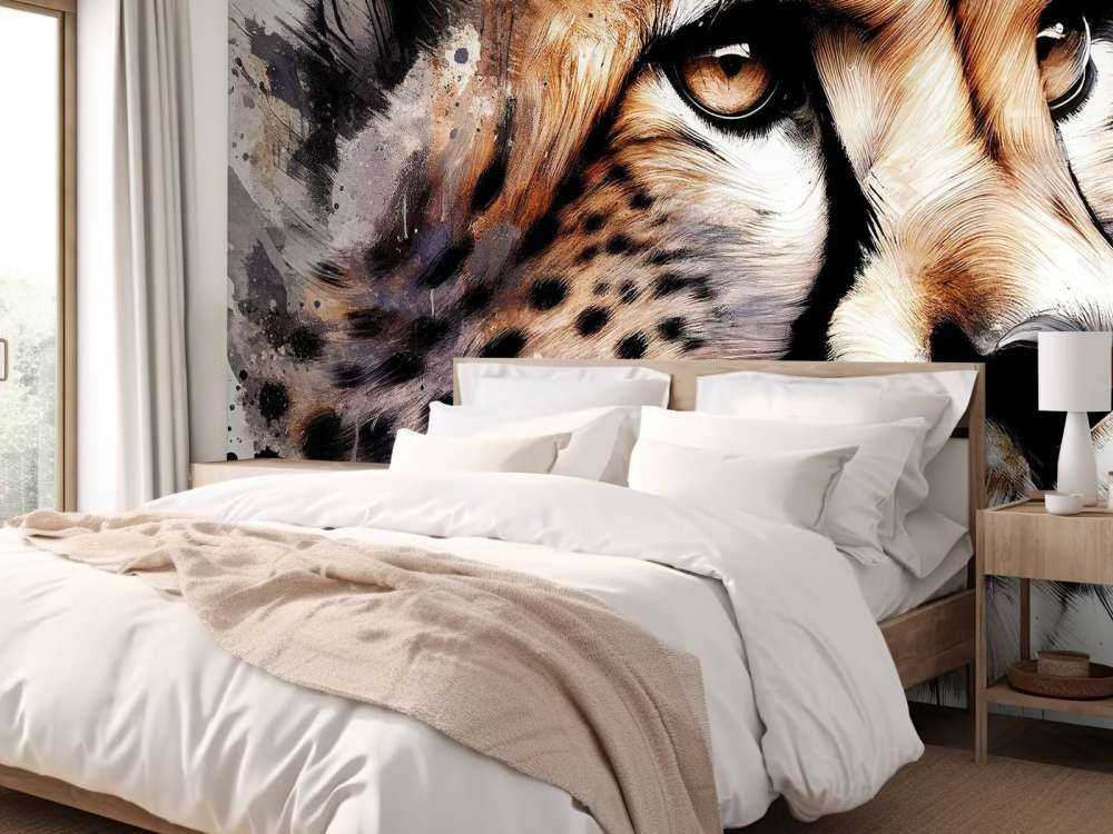 Akvarel Gepard