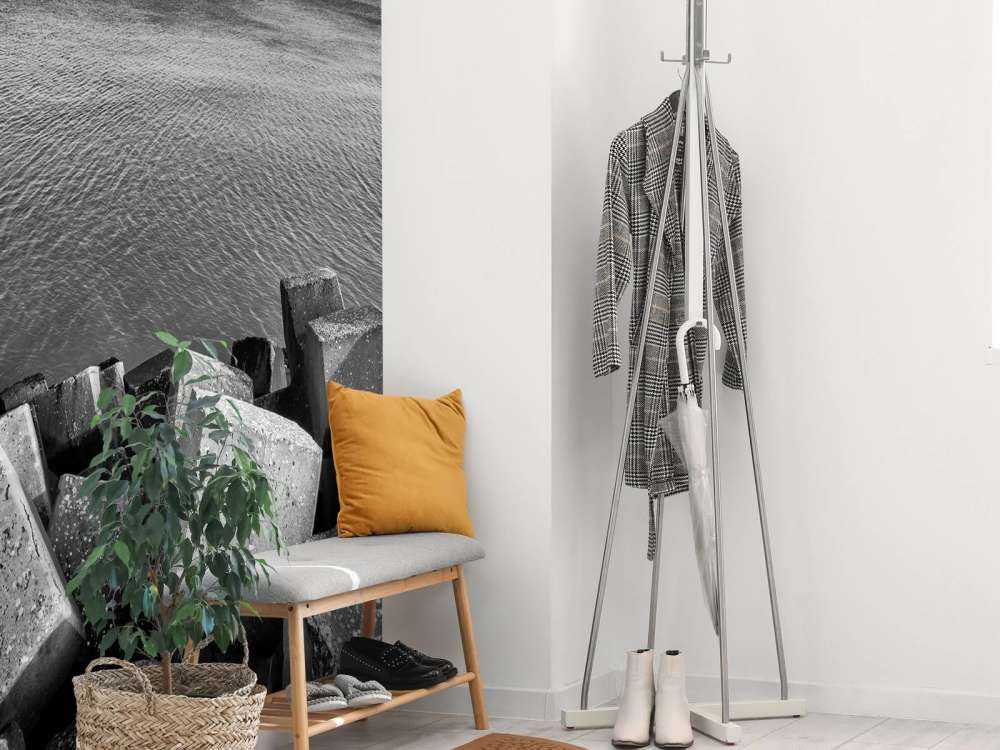 Betonblokke til havnen i Cadzand Bad 