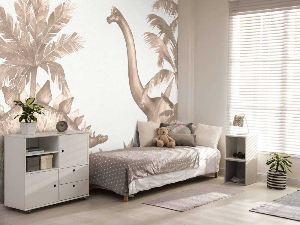 Dinosaurer i taupe