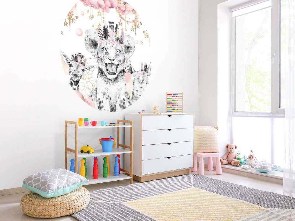 Drømmende dyr under stjernehimmel