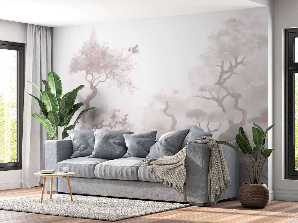 Blomstrende træer Blå