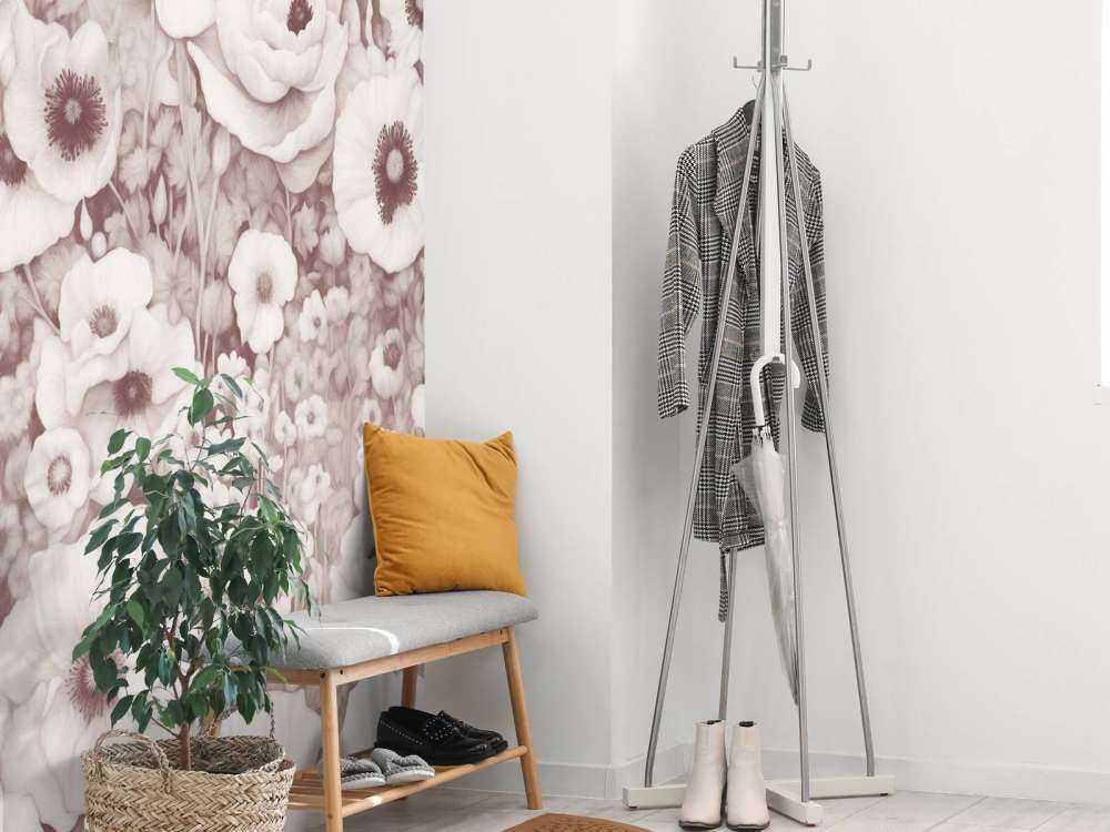 Poppy Tale Monokrom Bordeaux