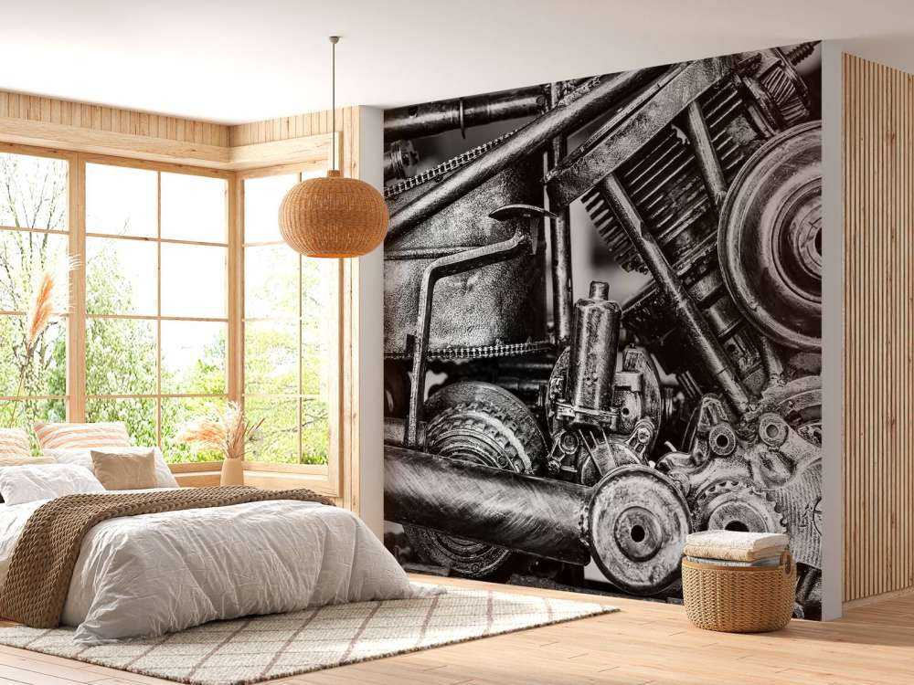 Motorblok på en motor