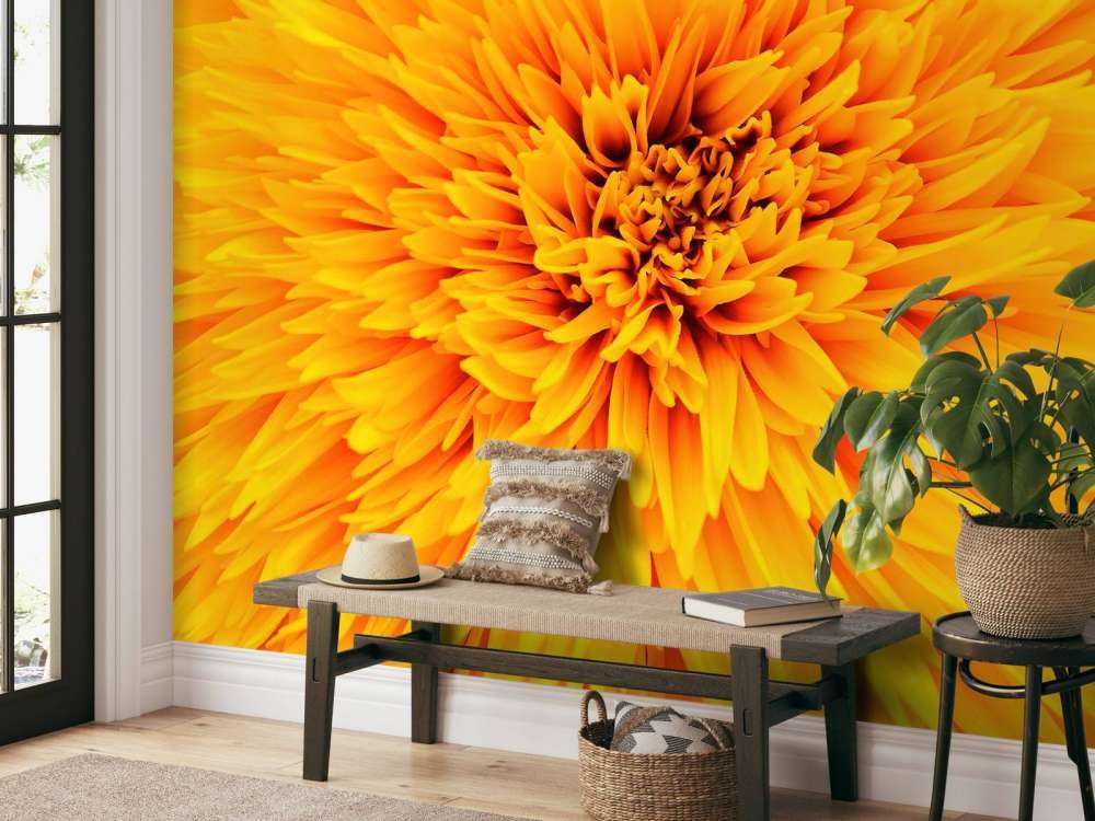 Gul blomst