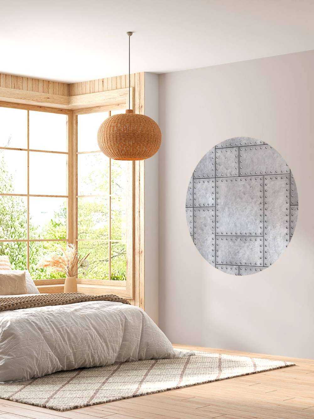 Pansrad metallplatta