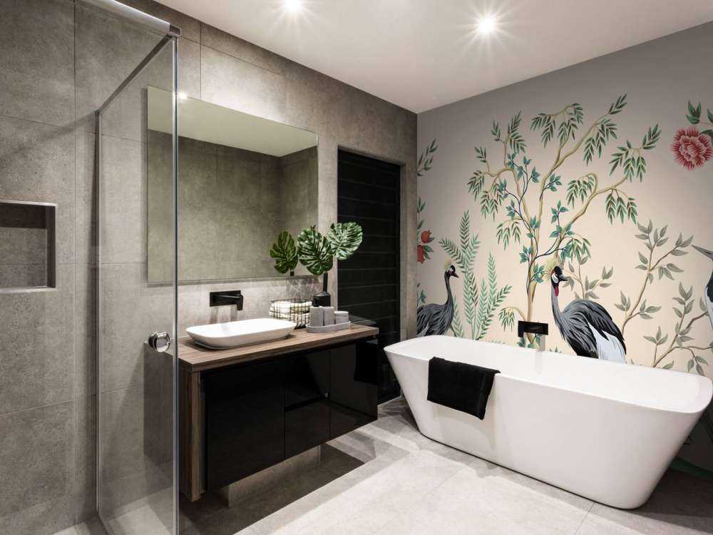 Illustration av kranar