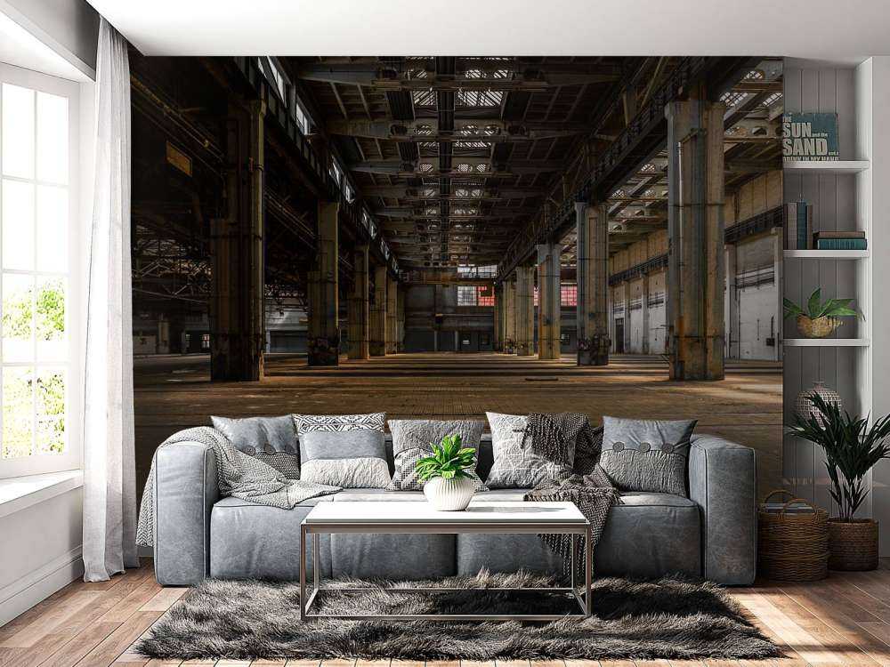 En övergiven hall