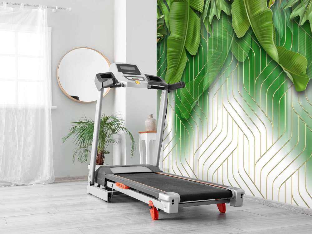 Gyllene linjer med gröna blad