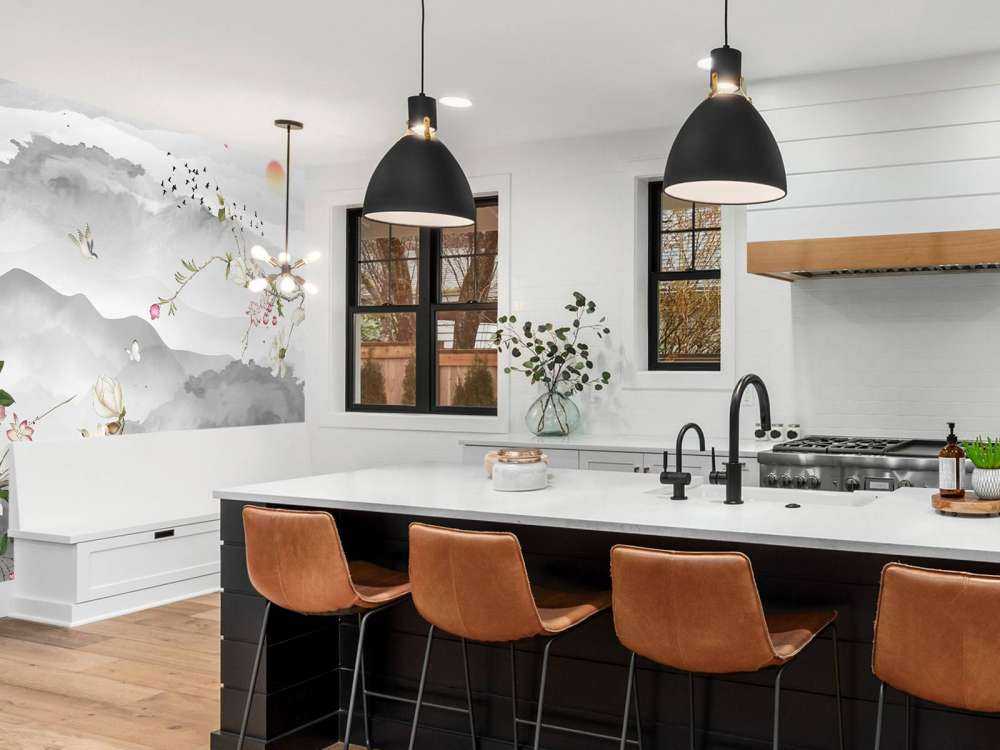 Gråa berg och kullar