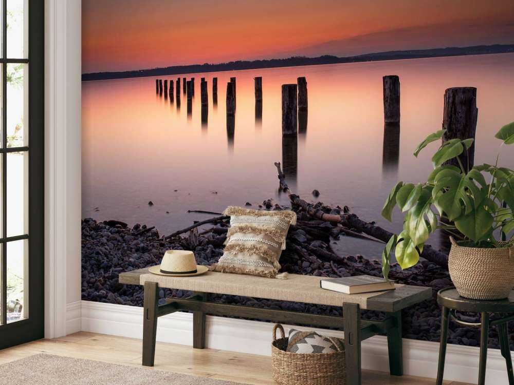 Rosa tyst strand