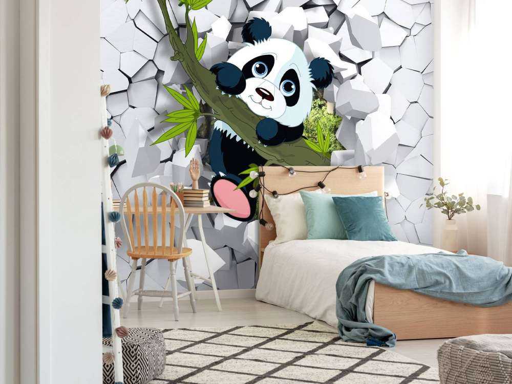 Söt pandabjörn