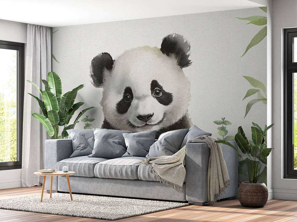 Pandabarn i djungeln