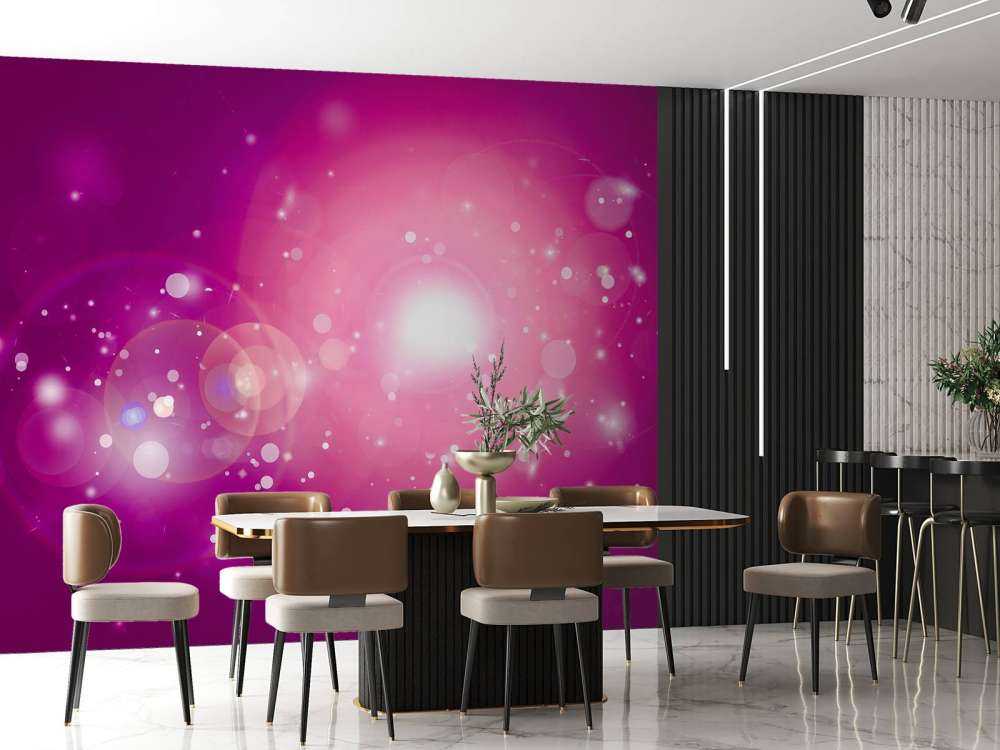 Rosa glitter ljus