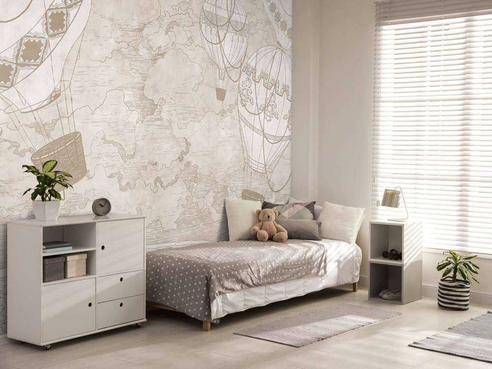 Varmluftsballonger över staden