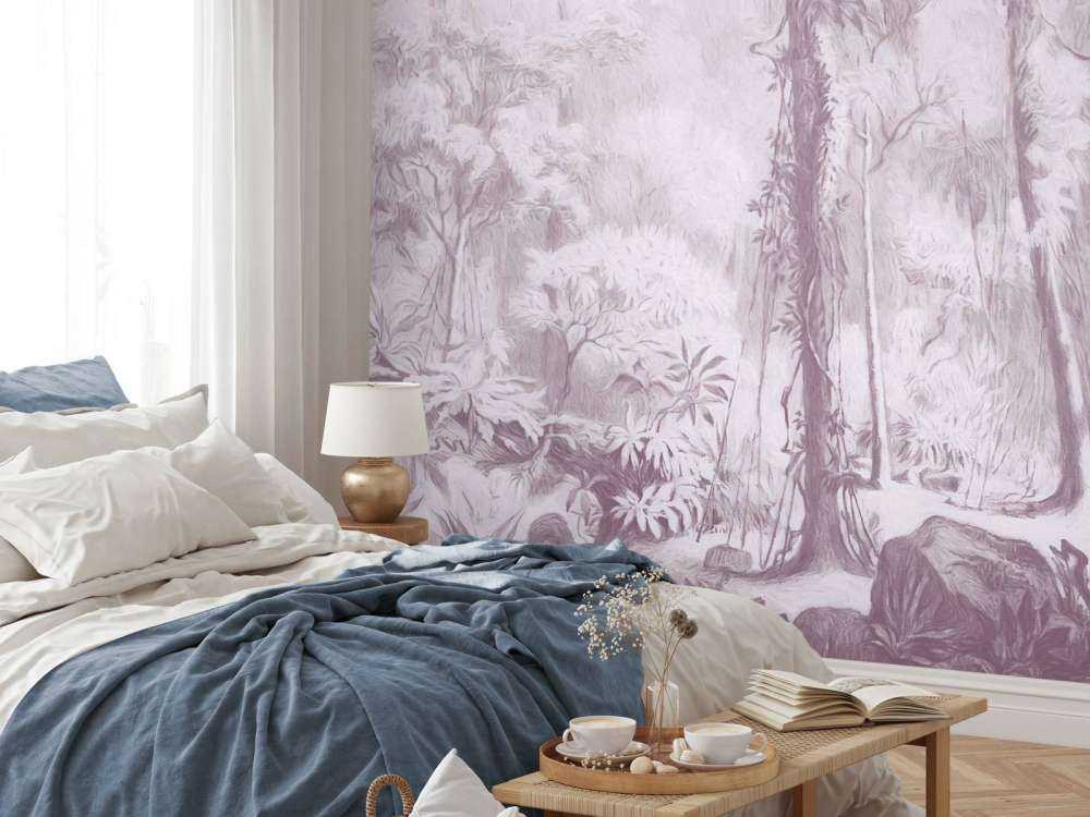 Tropisk skog - rosa