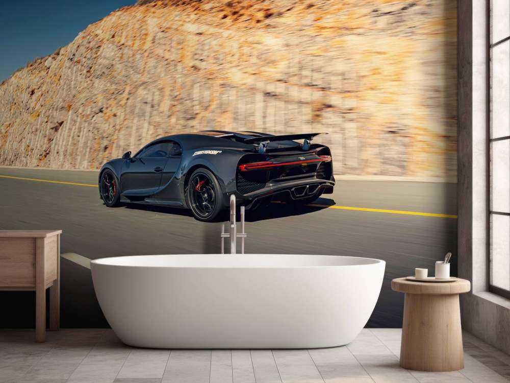 Bugatti Chiron Pur Sport i aktion