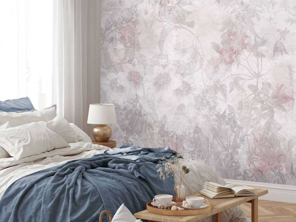 Vattenfärgsdamm rosa