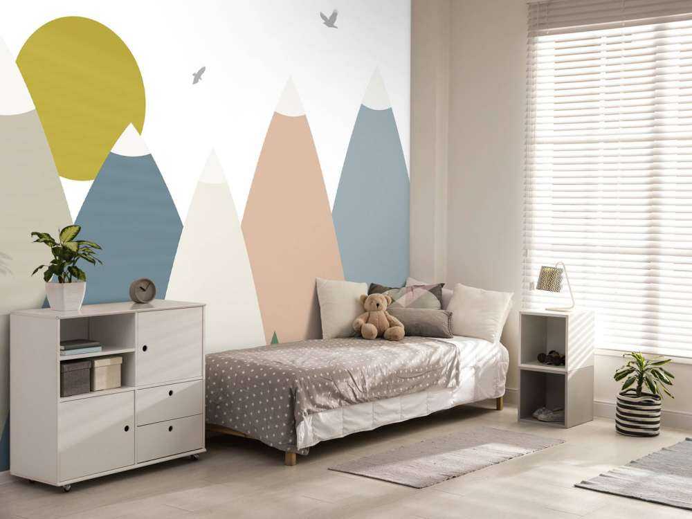 Höga berg, färgade