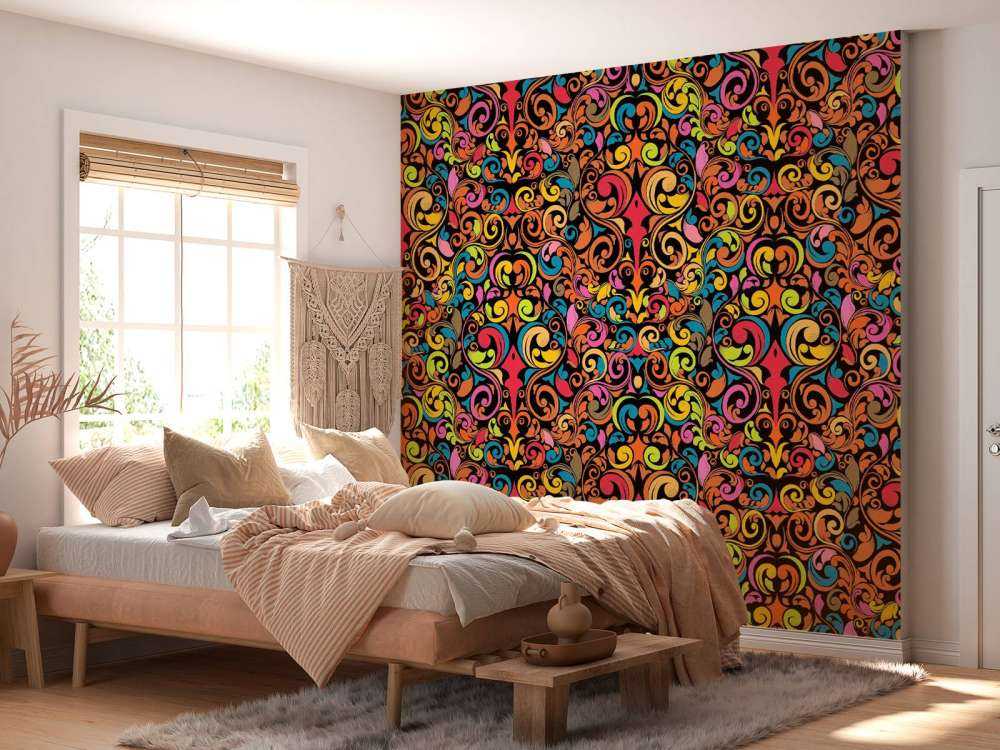 Abstrakte fargede figurer