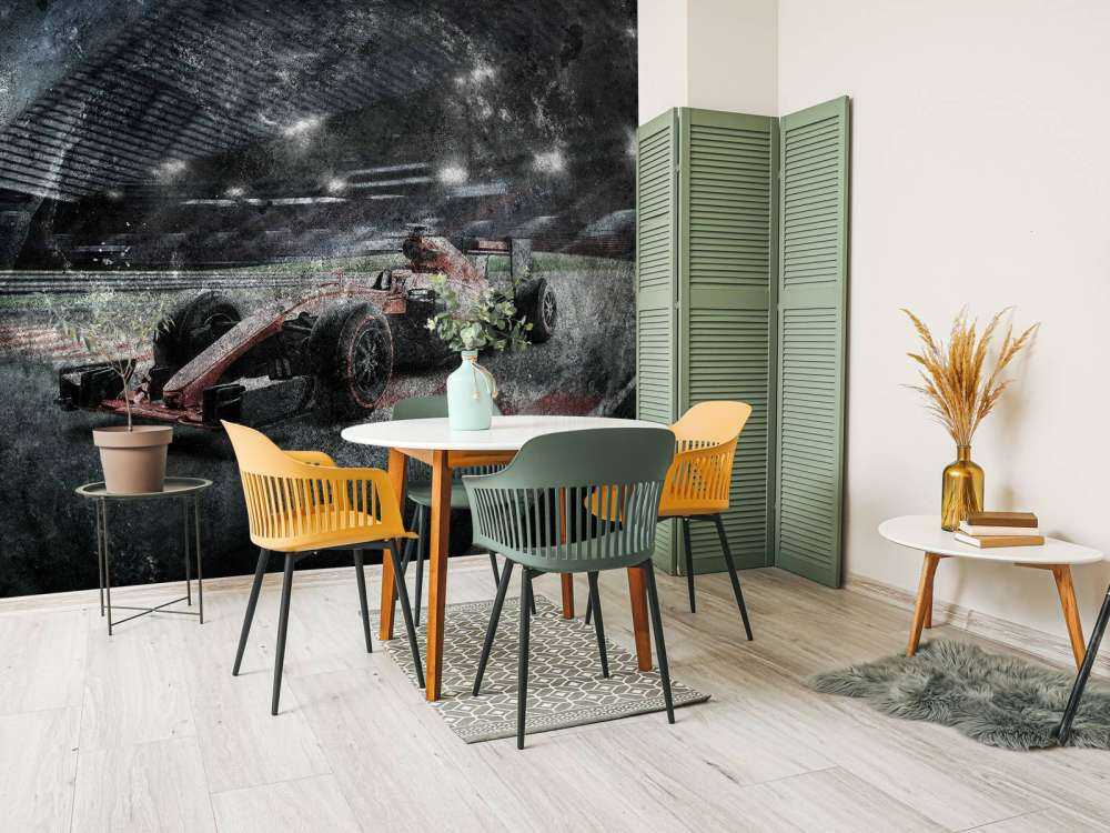 Racerbil på stadion