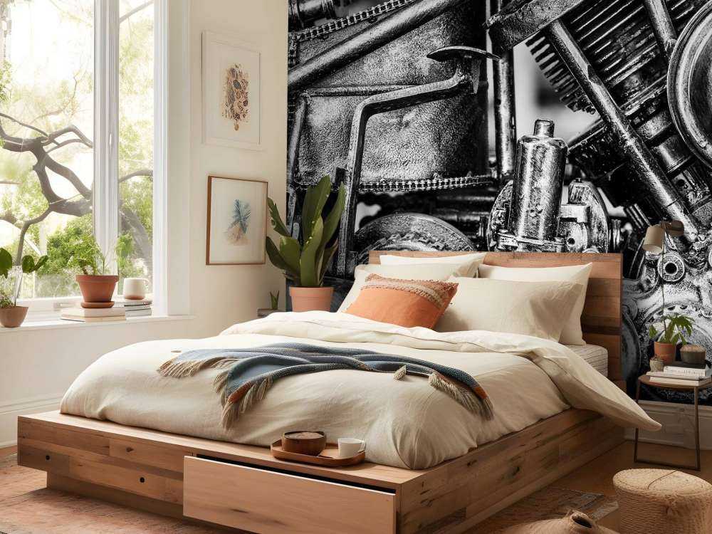 Motorblokk på en motor