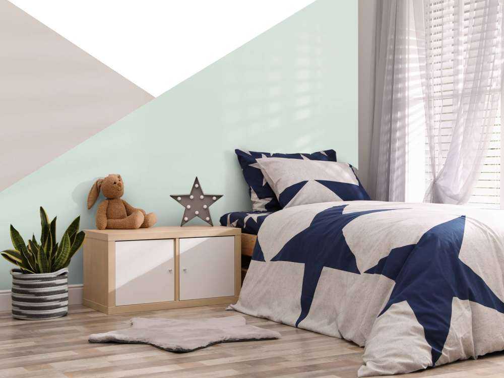 Pastellfargede trekanter