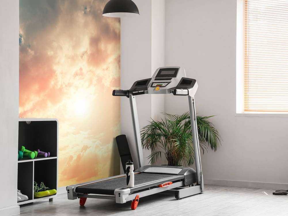 Farget himmel med skyer